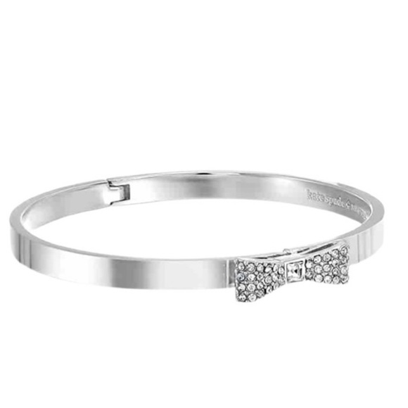 kate spade Jewelry Kate Spade Ready Set Bow Pave Bow Bangle Poshmark